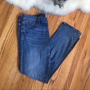 EUC J.Crew Stretch Straightleg Distressed Jean